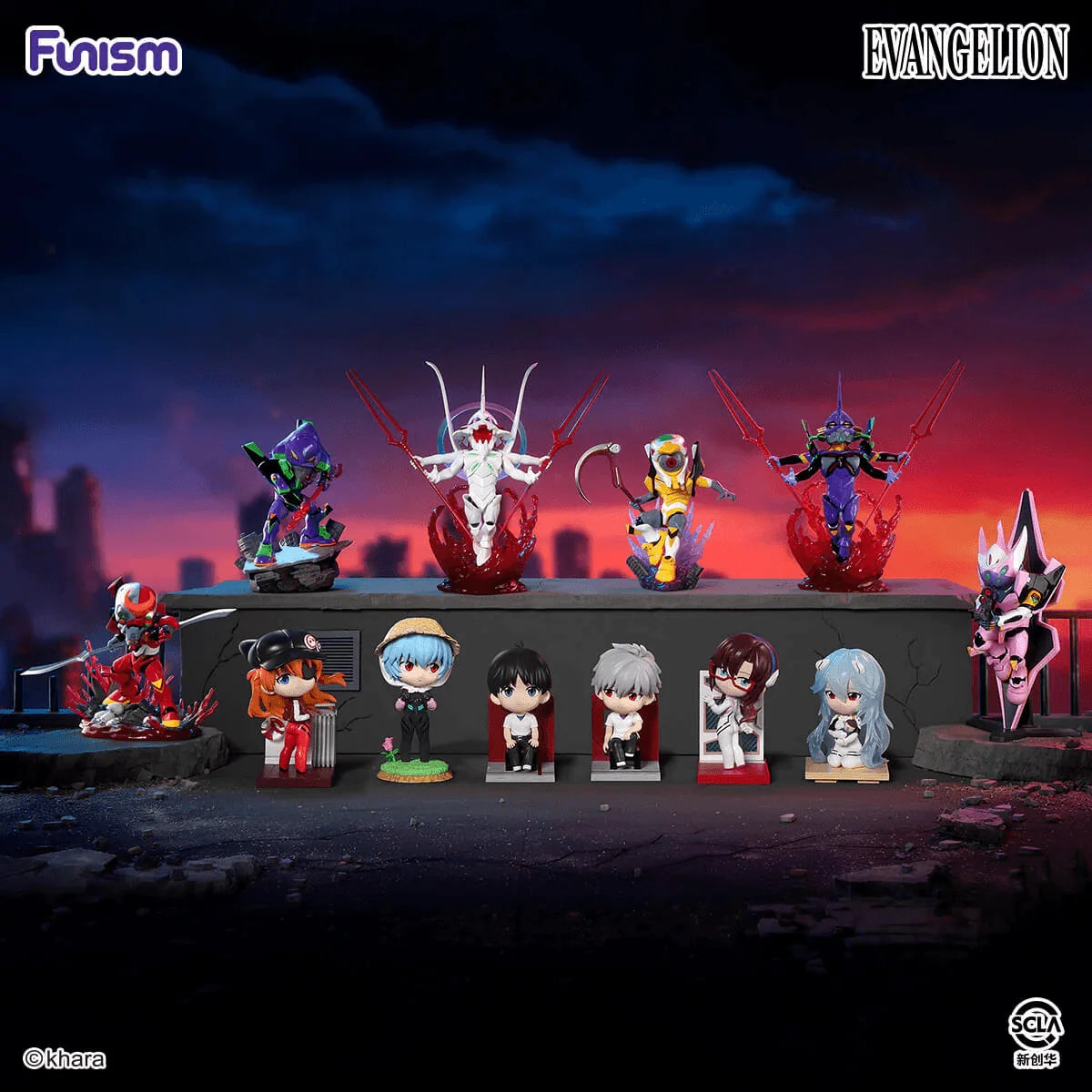 EVANGELION Series Figures Blind Box Vol.2