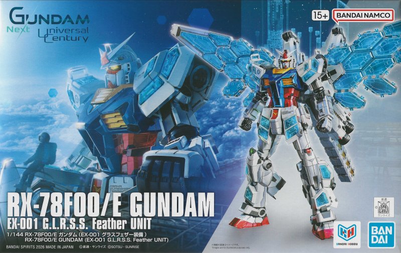 1/144 RX-78F00/E Gundam